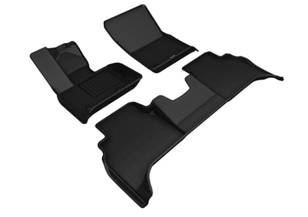 3D коврики в салон черные Sotra 3D LUX для Mercedes-benz G-class (2019-2021) ST 74-00700